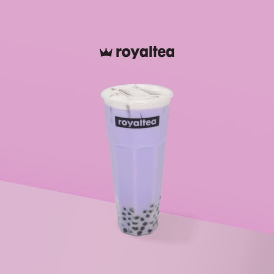 Purple Taro Milk Tea (w/ Tapioca) / 紫芋珍奶